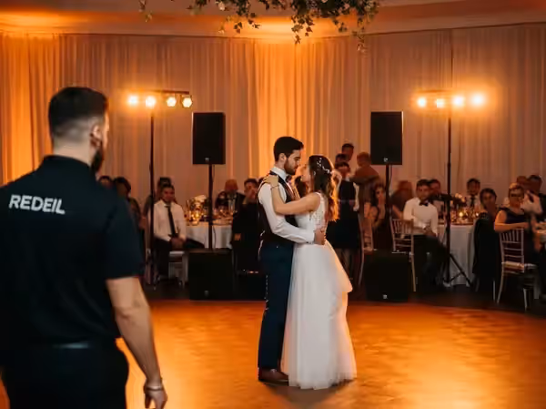 Primer baile con sonido profesional