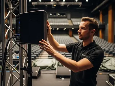 Alquiler de equipo de sonido para conferencias empresas