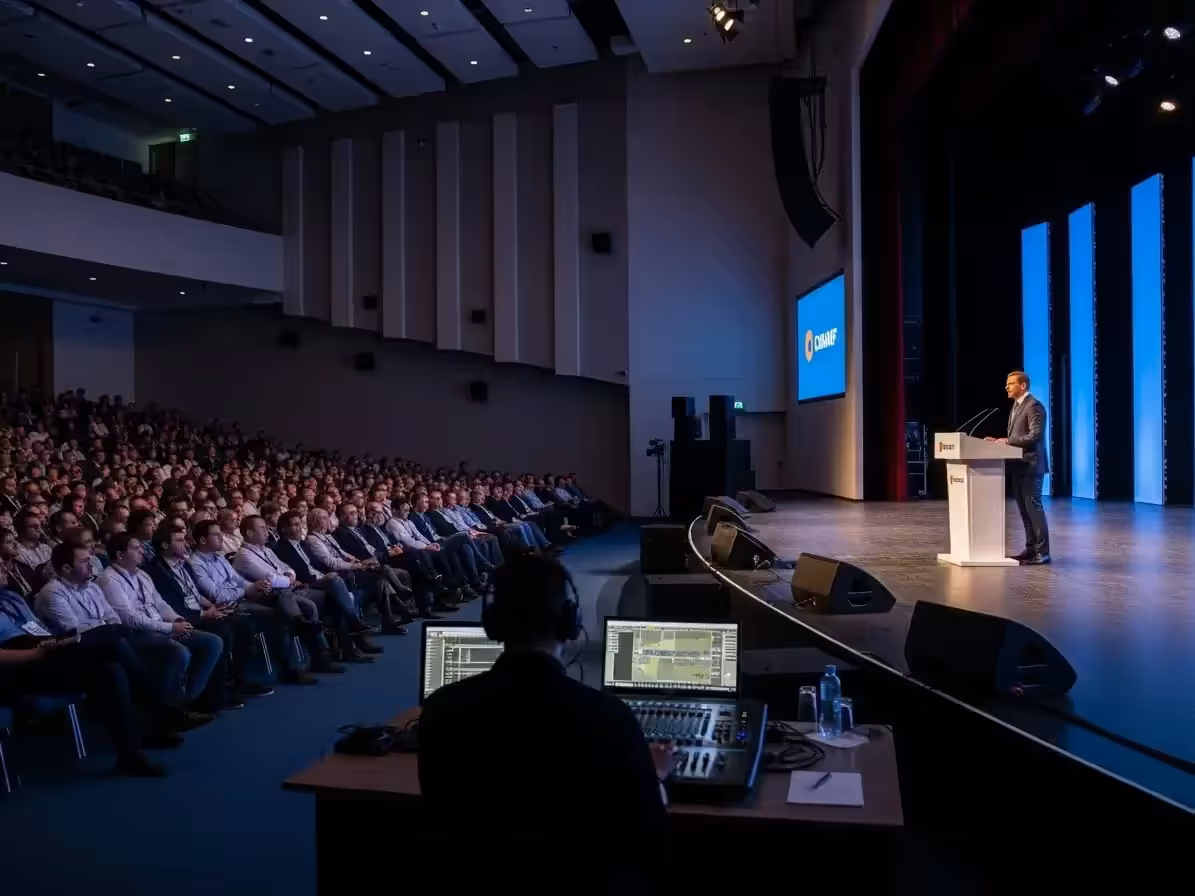 Audio estándar para conferencia empresarial profesional