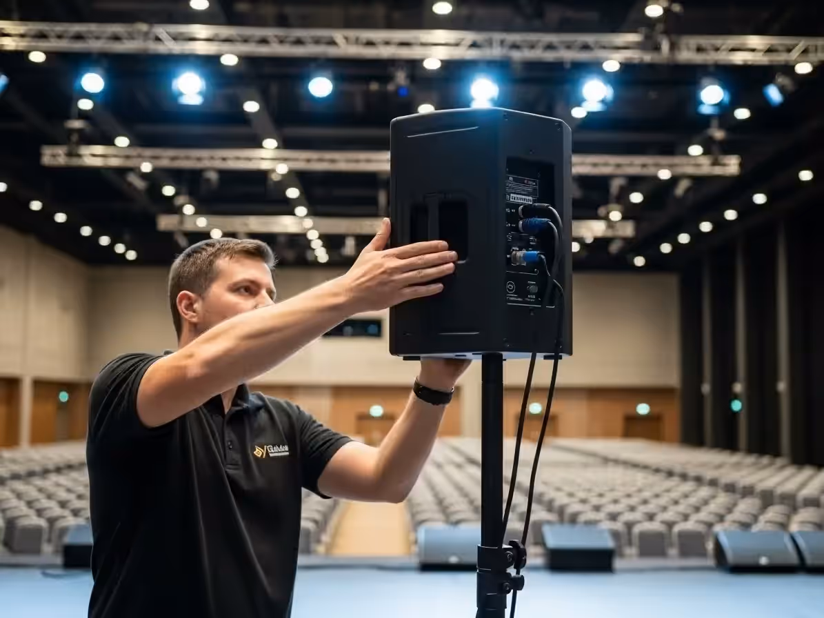 Audio ambiental para un evento de networking empresarial