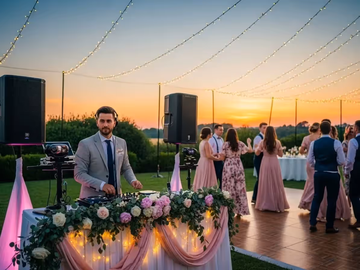 DJ para fiesta privada con ambiente festivo