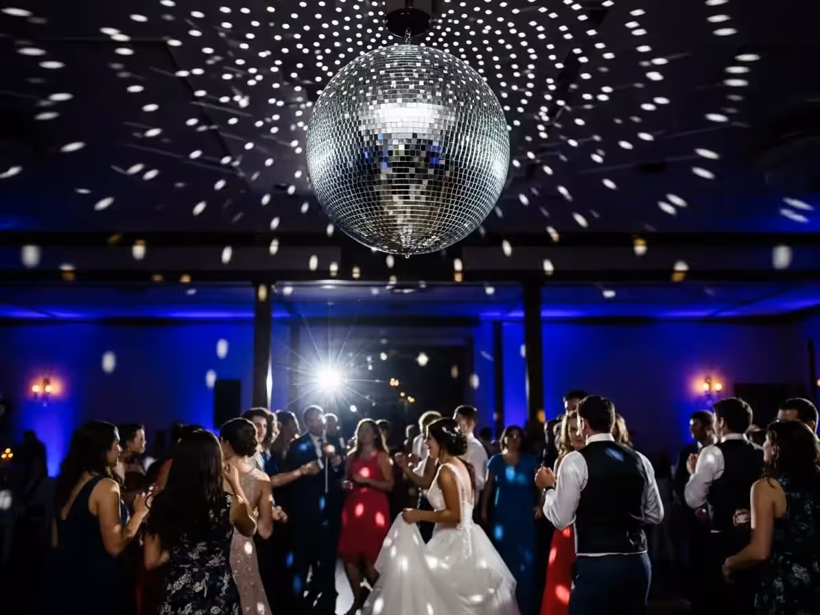 Bola disco 30cm para fiestas