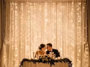 Renta de cascadas LED para bodas y eventos en CDMX - REDEIL