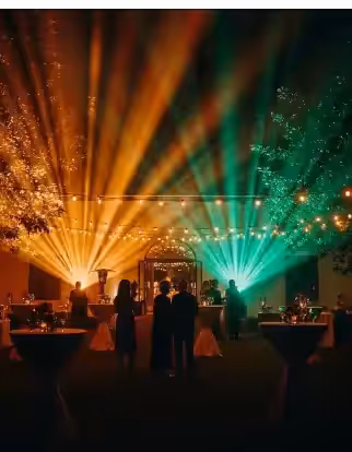 City color en hacienda para evento nocturno