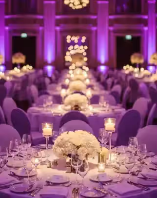 Iluminación profesional y audio para boda en CDMX