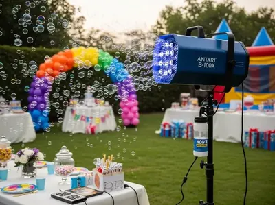 Vals de quinceañera con burbujas