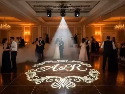 4 gobos full color para bodas premium
