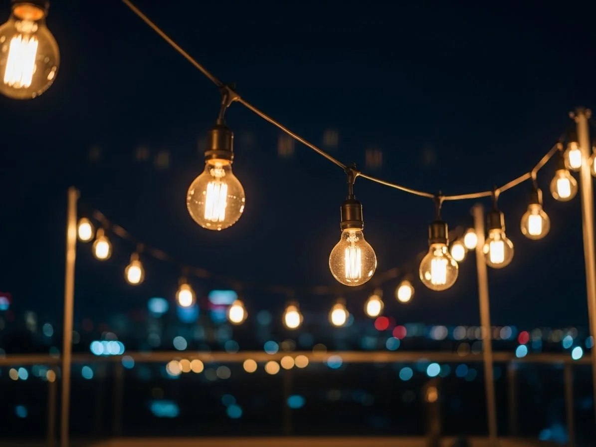 Guirnaldas con Focos Edison