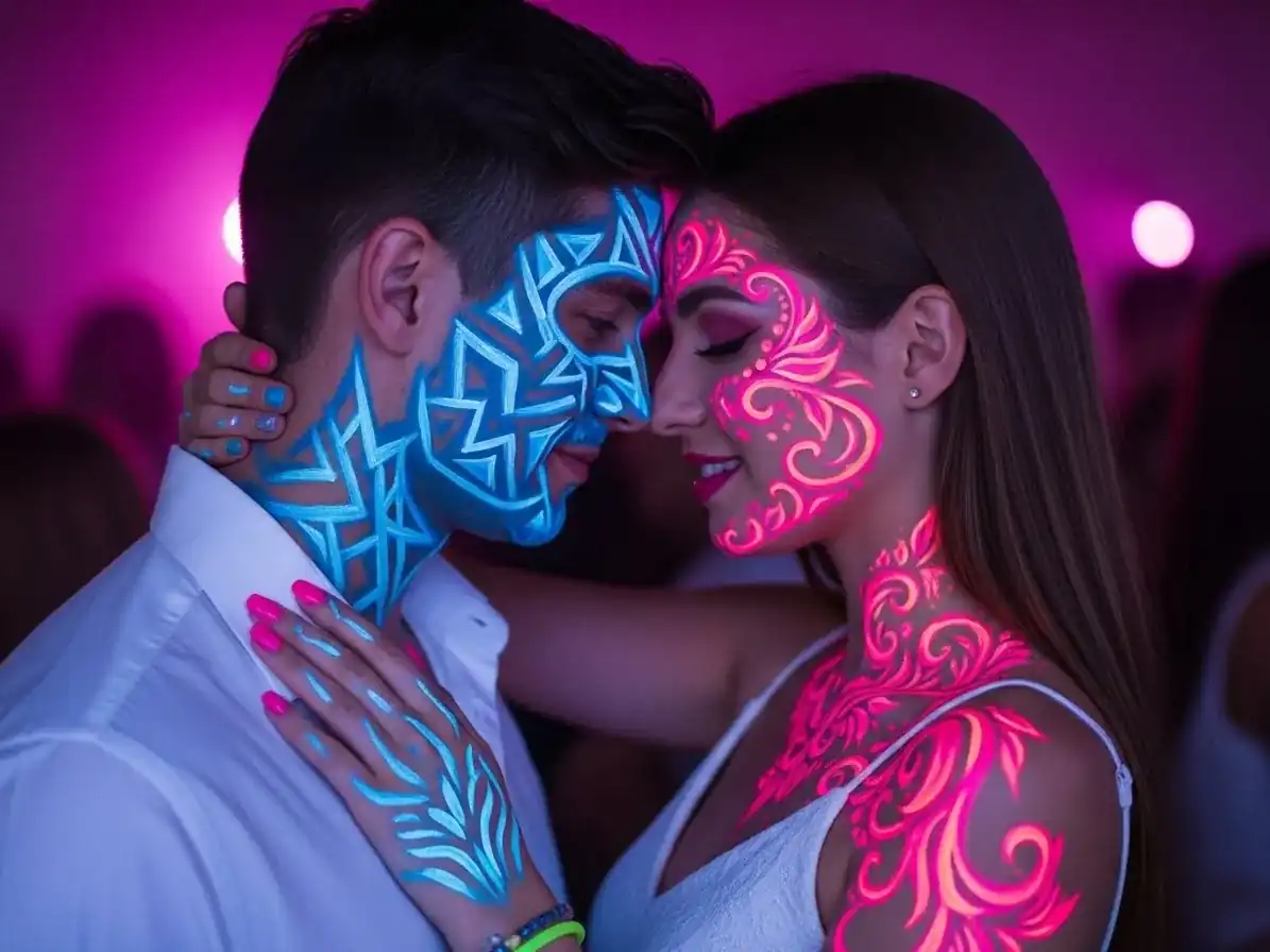 Luz UV para Fiestas Glow Party - ejemplo 2