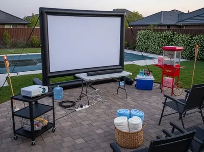 Paquete karaoke con pantalla gigante