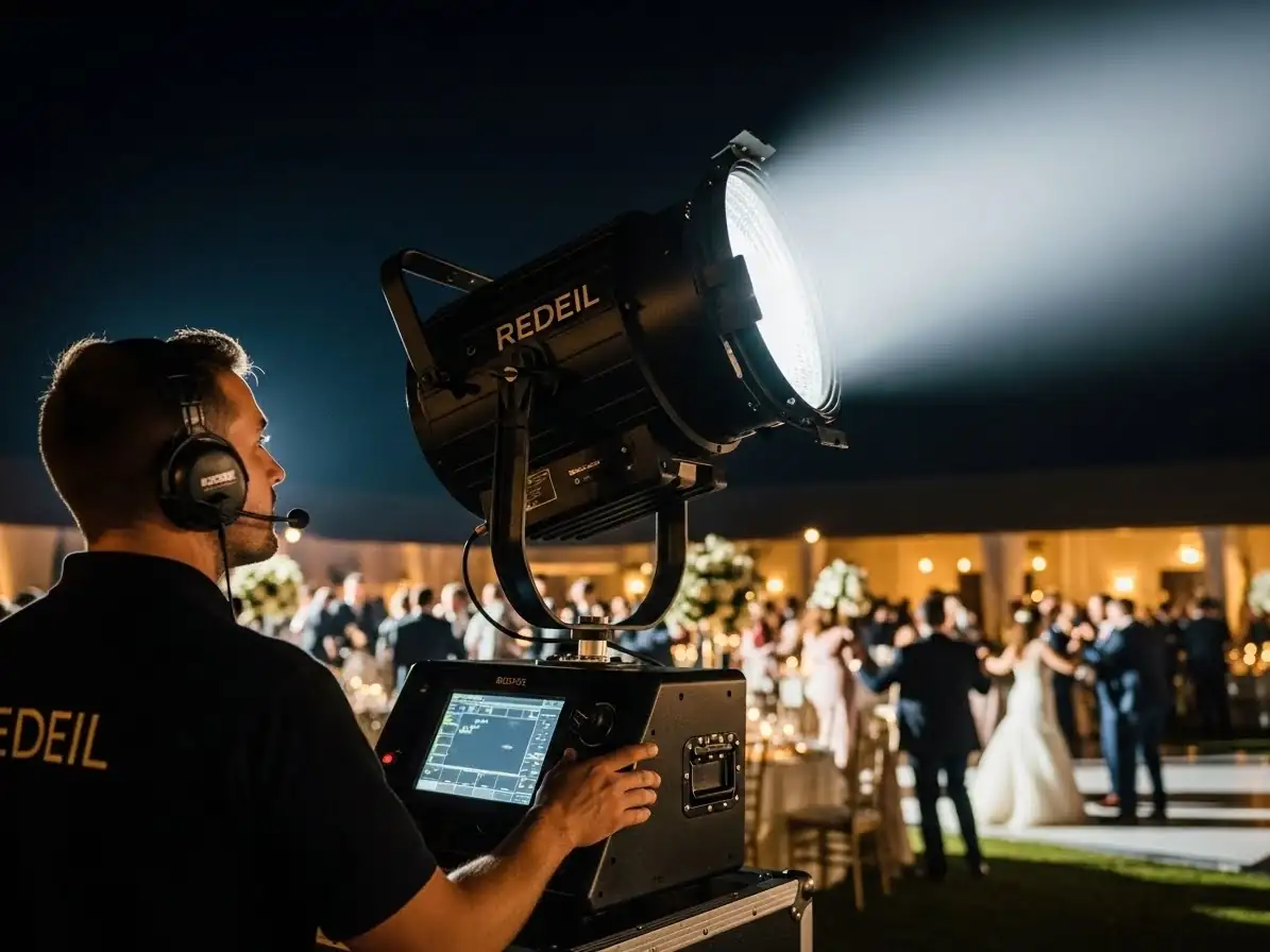 Sky Rose HMI 2500W con 25 haces multiples para fiestas nocturnas