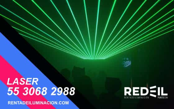 renta de iluminacion laser