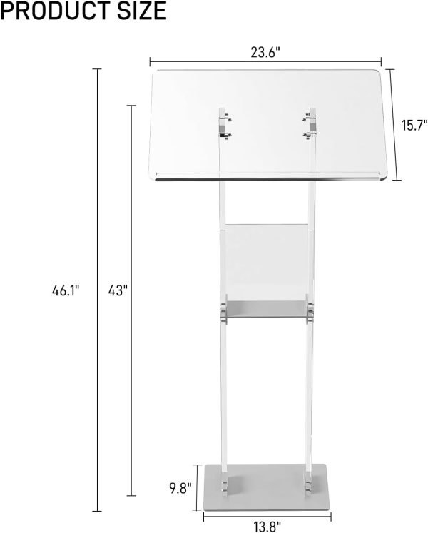 Podium de cristal para eventos de lujo - Imagen 3