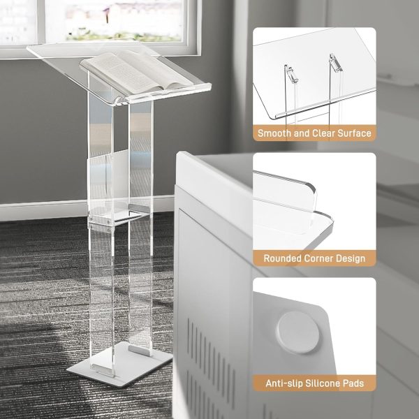 Podium de cristal para eventos de lujo - Imagen 4
