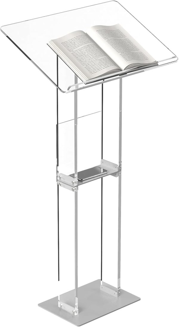 Podium de cristal para eventos de lujo